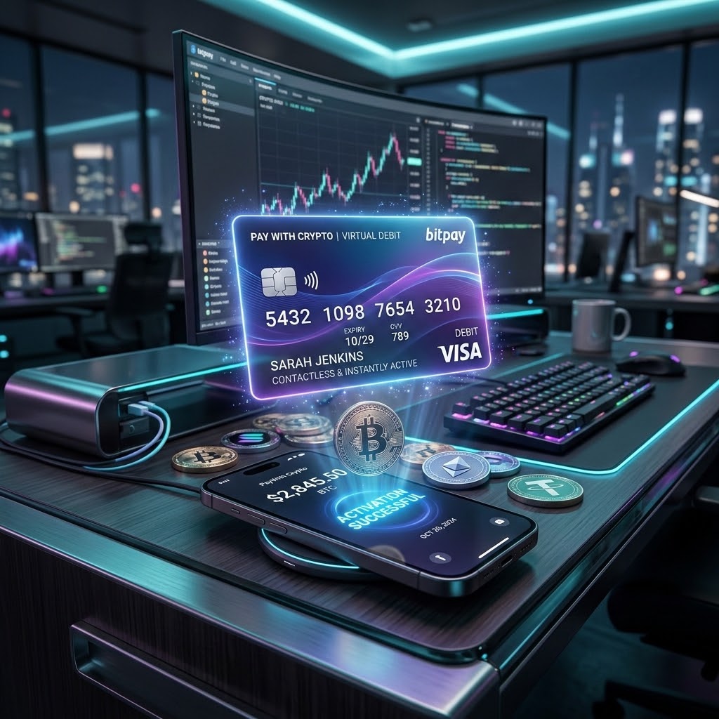 Виртуальная карта за 5 минут без верификации и банков с пополнением в USDT